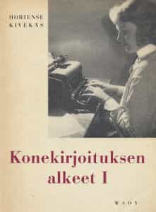 Konekirjoituksen alkeet I