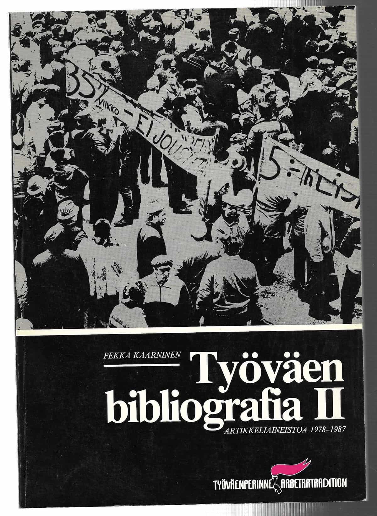 Työväen bibliografia II artikkeliaineistoa 1978-1987