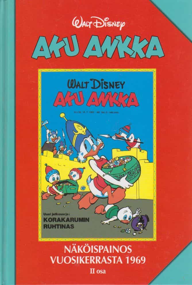 Aku Ankka Näköispainos vuosikerrasta 1969 II osa
