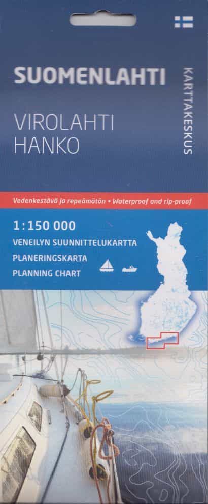 Suomenlahti Veneilyn suunnittelukartta 1:150 000 - Virolahti-Hanko