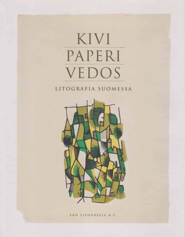 Kivi, paperi, vedos - Litografia Suomessa