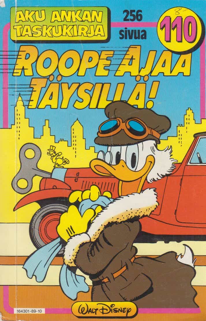 Aku Ankan taskukirja 110 - Roope ajaa täysillä!