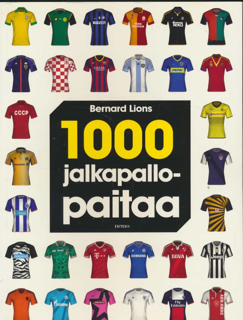 1000 jalkapallopaitaa