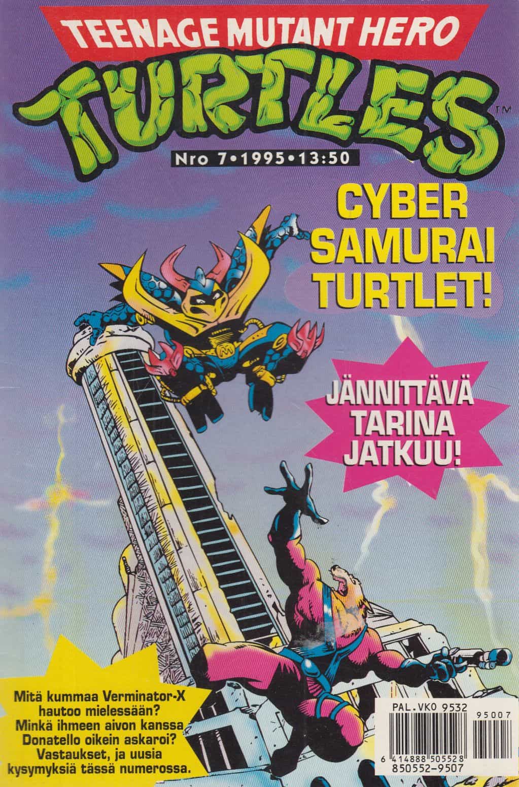 Teenage Mutant Hero Turtles 7/1995
