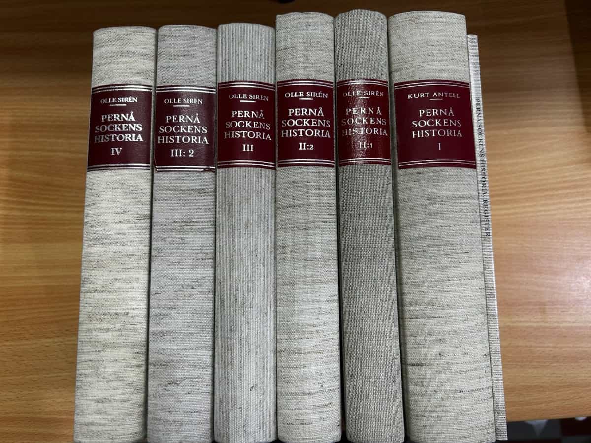 Pernå sockens historia I-IV + Pernå sockens historia register