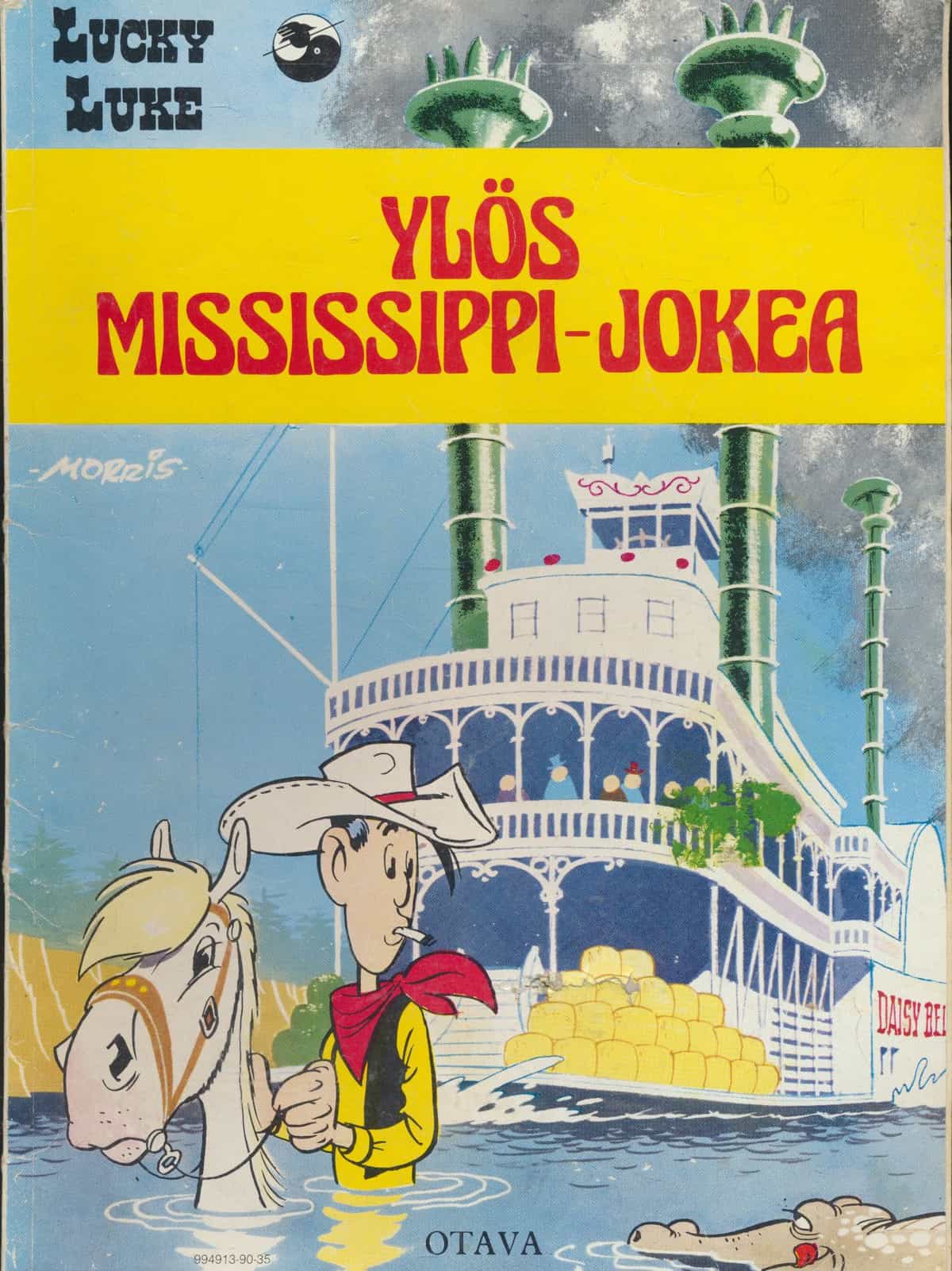 Lucky Luke - Ylös Mississipi-jokea