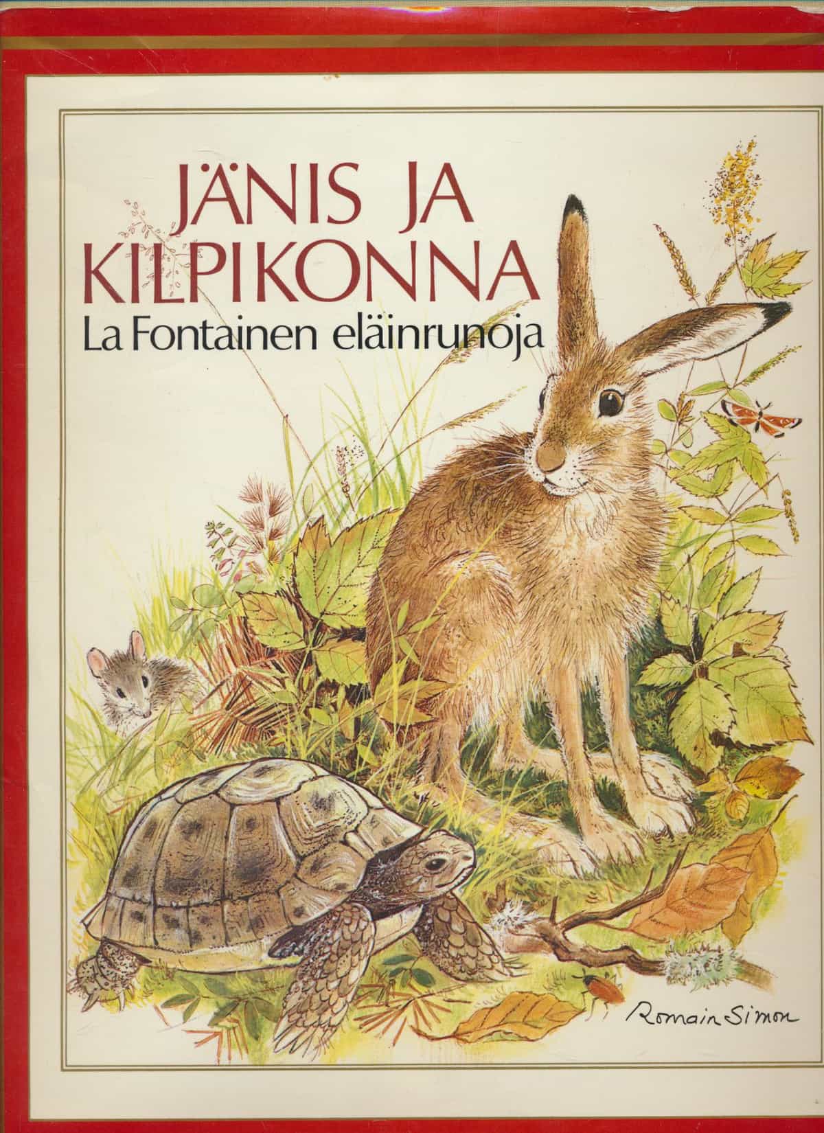 Jänis ja kilpikonna - La Fontainen eläinrunoja