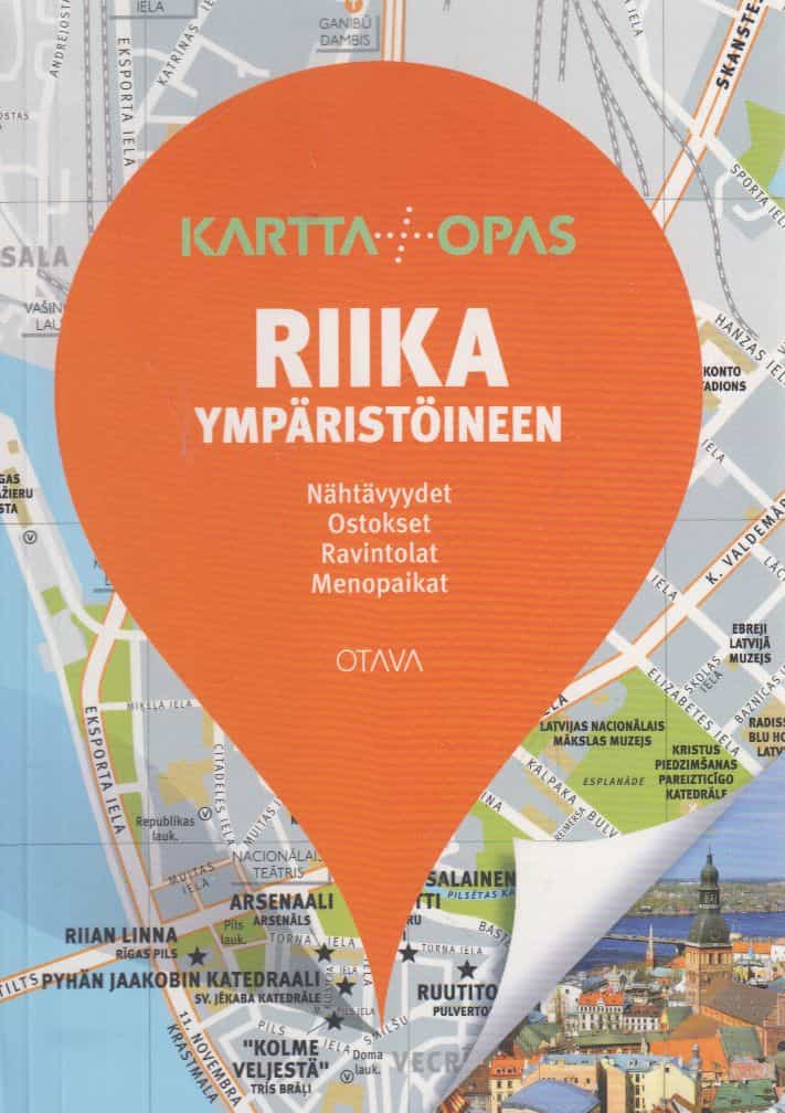 Riika ympäristöineen - Kartta + opas