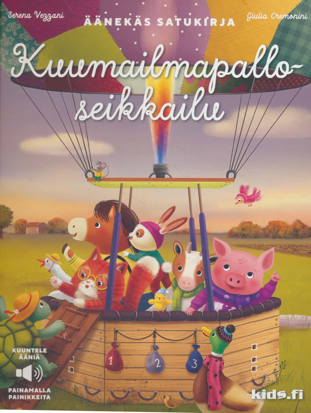 Kuumailmapalloseikkailu - Äänekäs satukirja