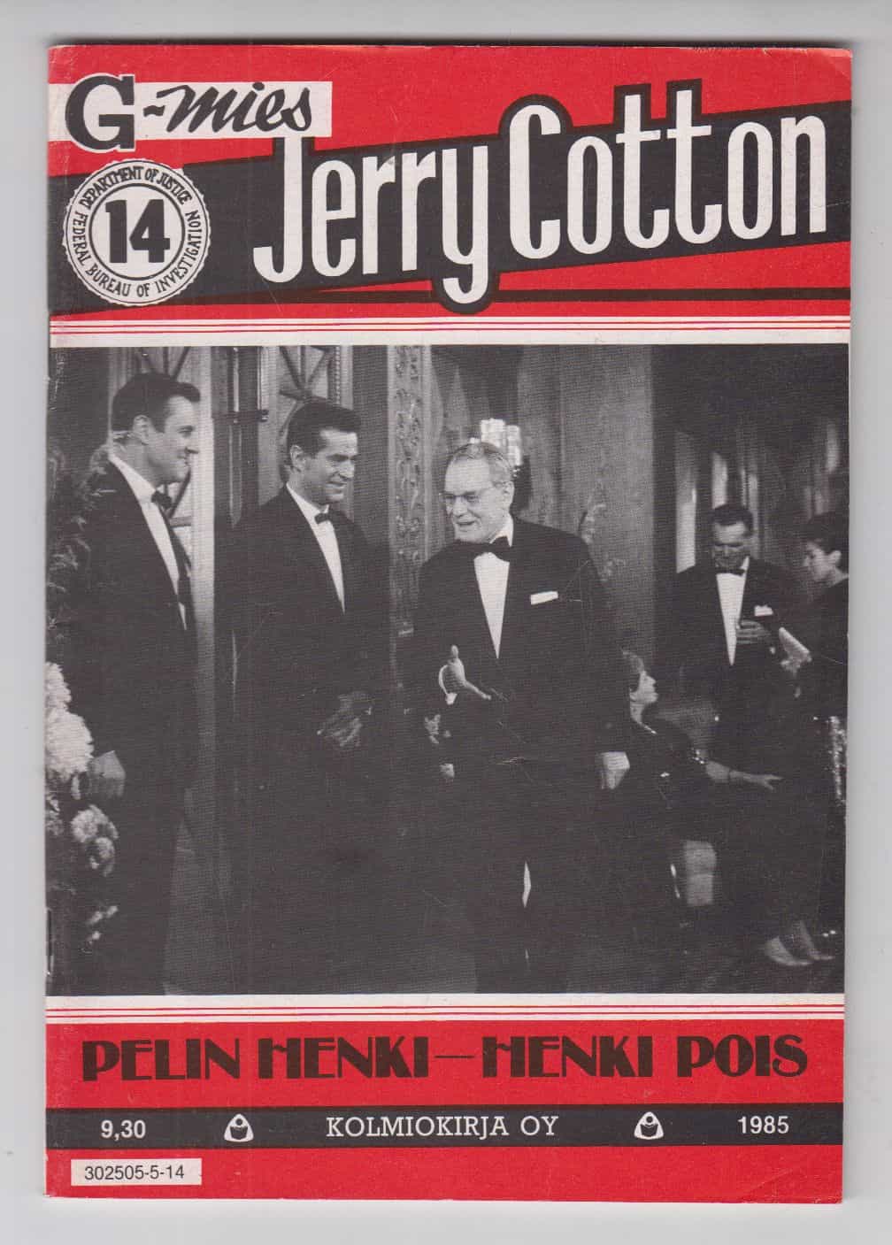 Jerry Cotton 14/1985 - Pelin henki - henki pois