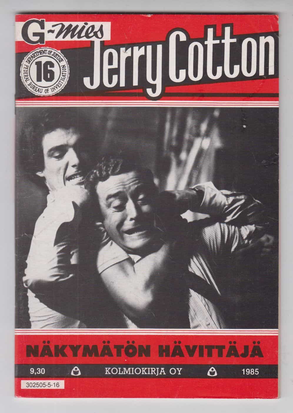 Jerry Cotton 16/1985 - Näkymätön hävittäjä