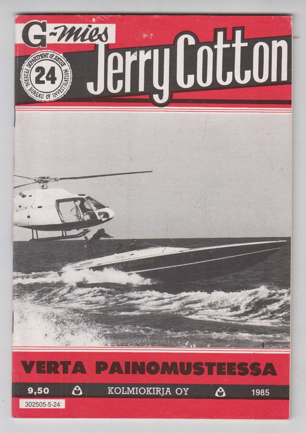 Jerry Cotton 24/1985 - Verta painomusteessa