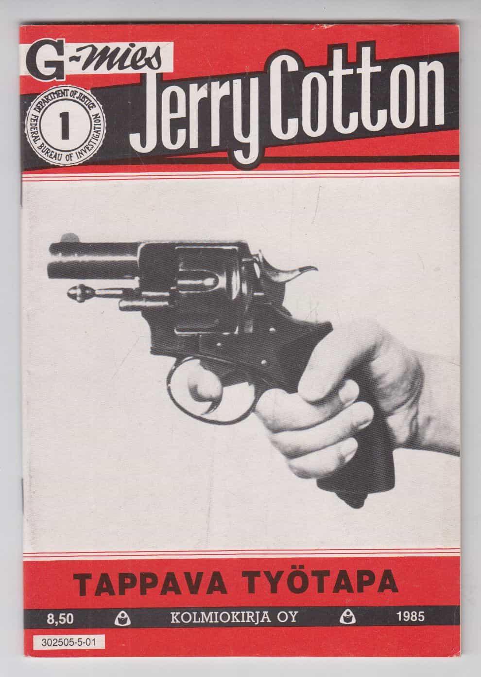 Jerry Cotton 1/1985 - Tappava työtapa