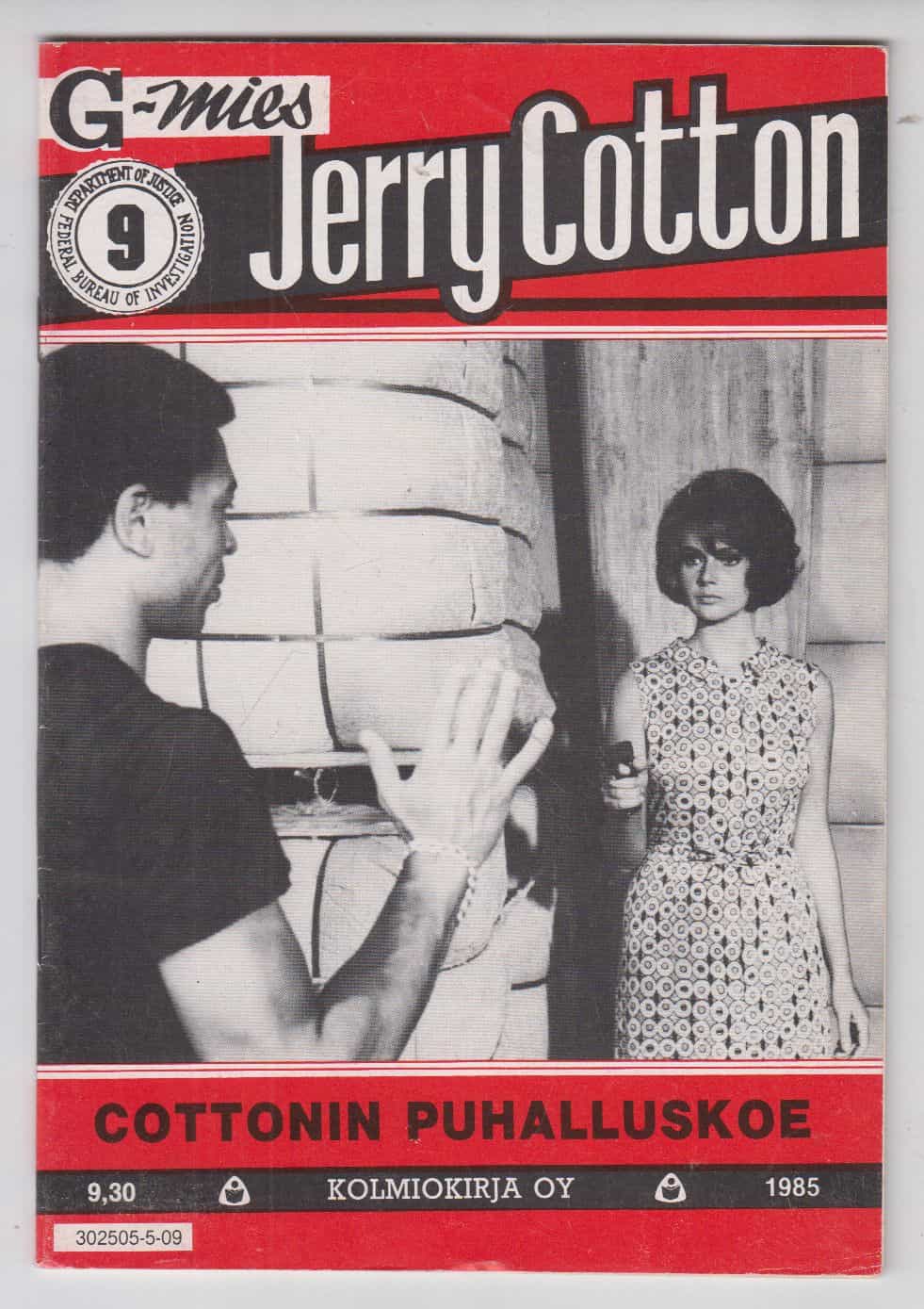 Jerry Cotton 9/1985 - Cottonin puhalluskoe
