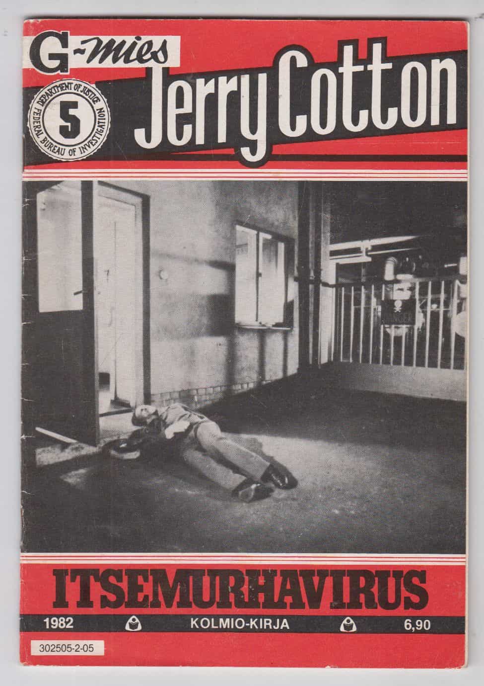 Jerry Cotton 5/1982 - Itsemurhavirus