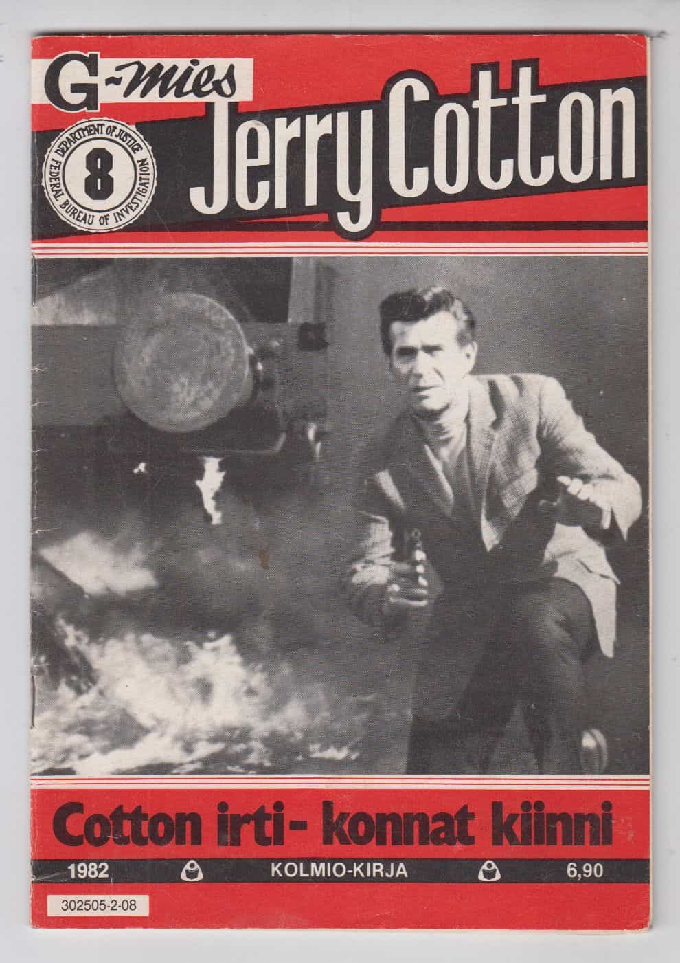 Jerry Cotton 8/1982 - Cotton irti - konnat kiinni