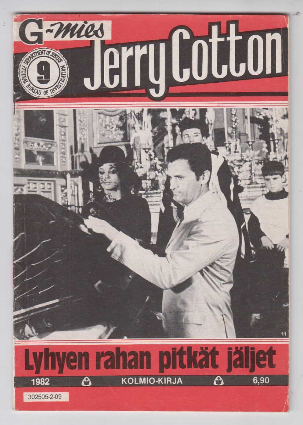 Jerry Cotton 9/1982 - Lyhyen rahan pitkät jäljet