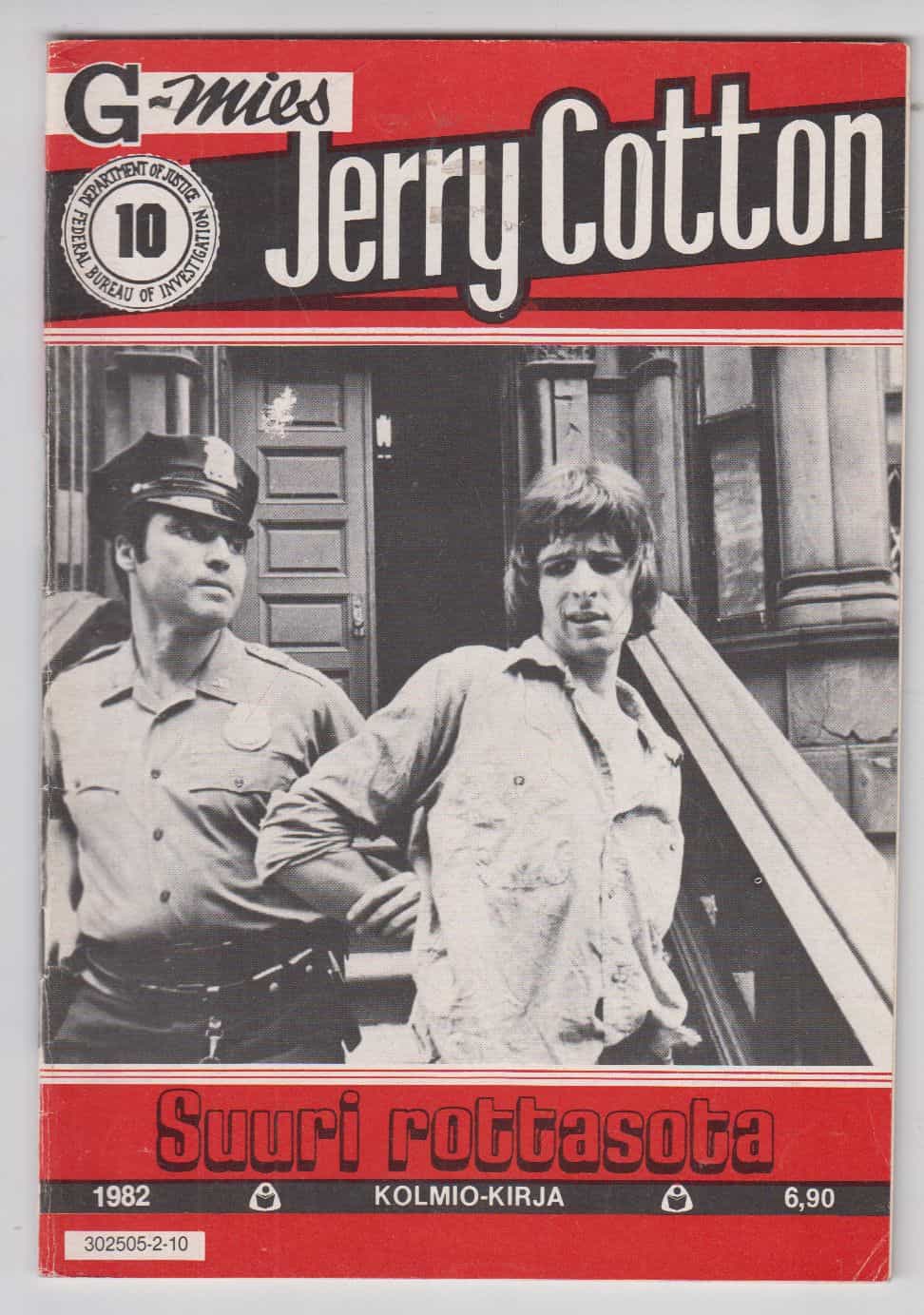 Jerry Cotton 10/1982 - Suuri rottasota