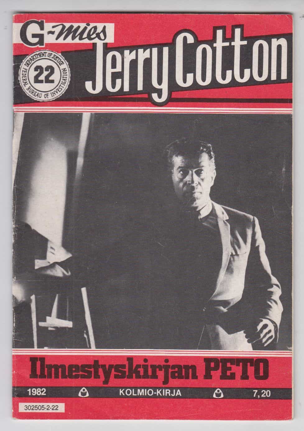 Jerry Cotton 22/1982 - Ilmestyskirjan peto