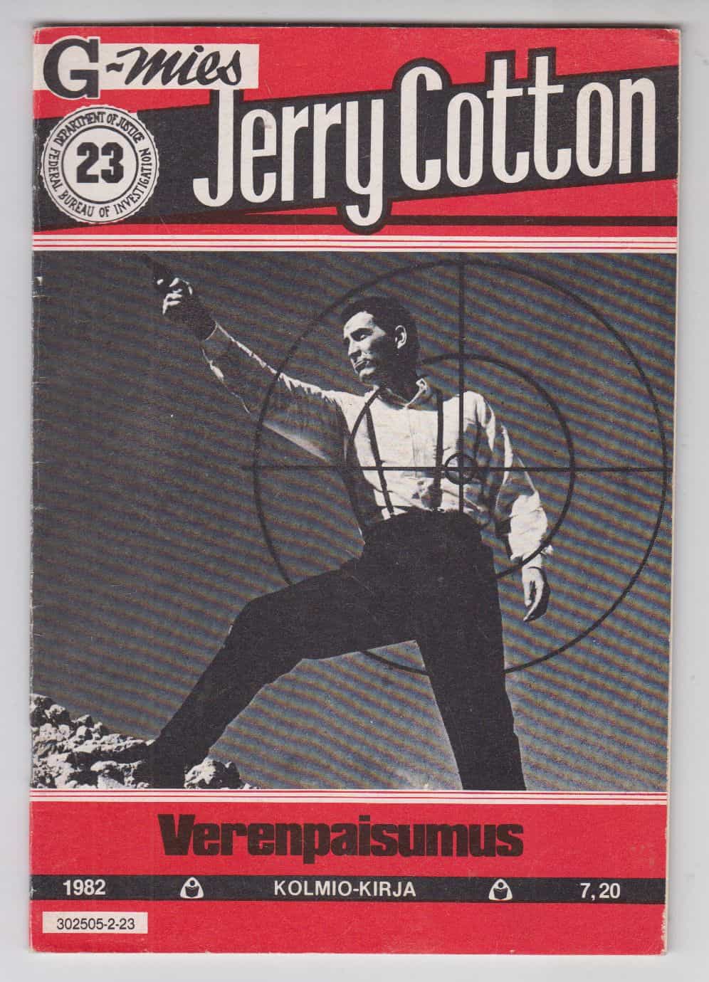 Jerry Cotton 23/1982 - Verenpaisumus