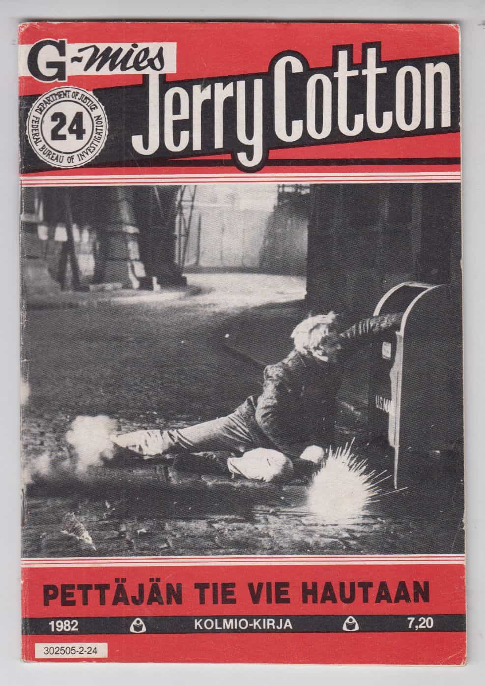 Jerry Cotton 24/1982 - Pettäjän tie vie hautaan