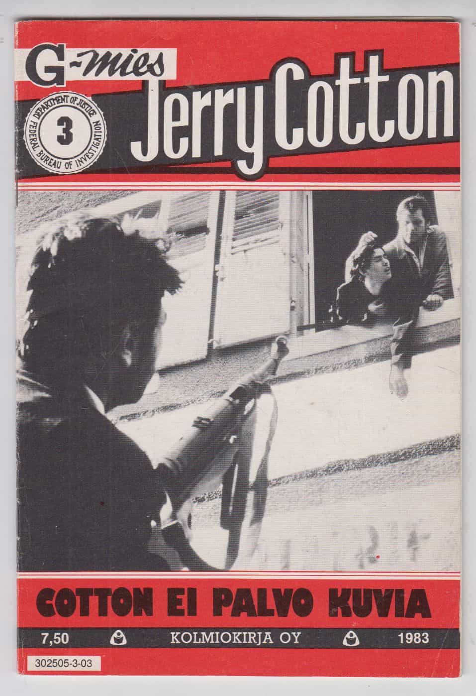 Jerry Cotton 3/1983 - Cotton ei palvo kuvia