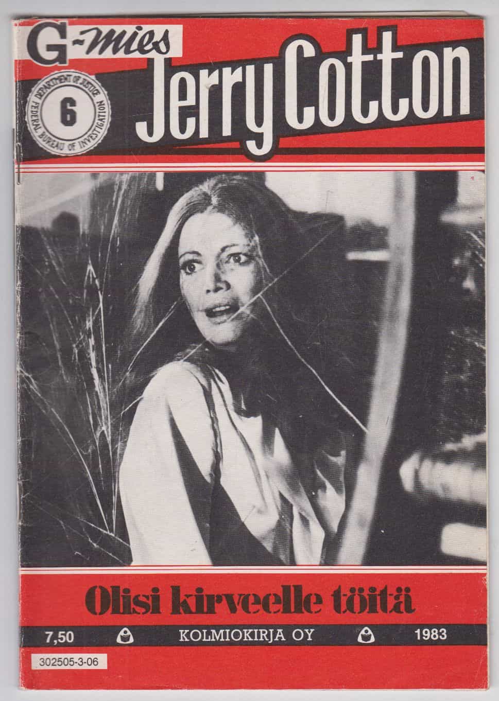 Jerry Cotton 6/1983 - Olisi kirveelle töitä