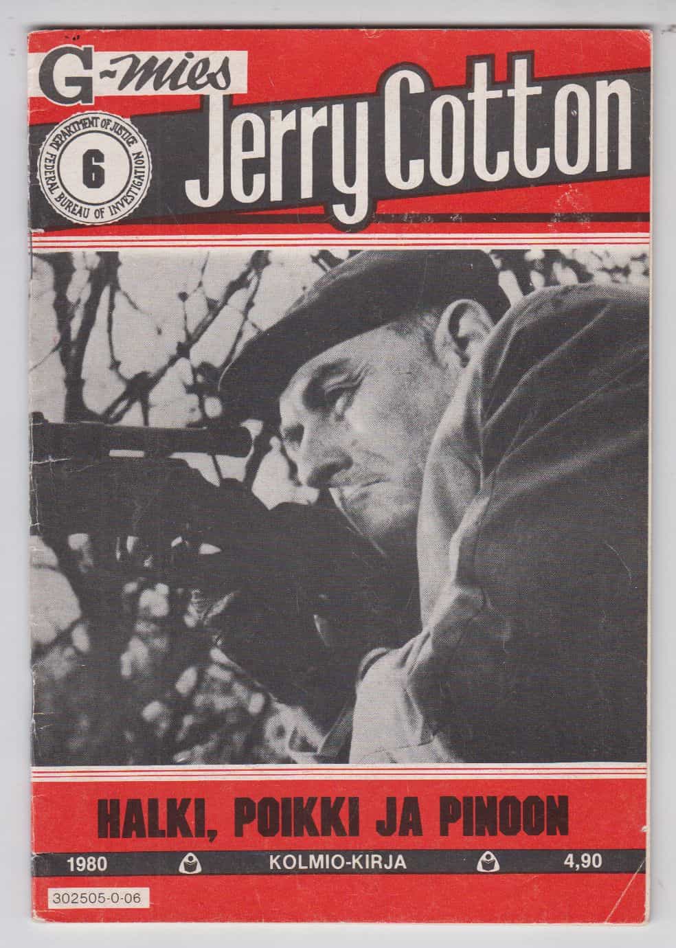 Jerry Cotton 6/1980 - Halki, poikki ja pinoon