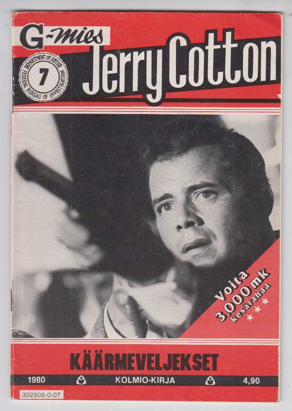 Jerry Cotton 7/1980 - Käärmeveljekset