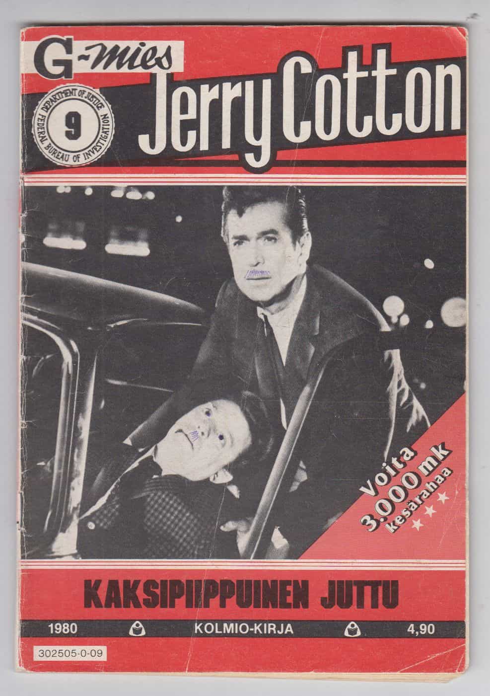 Jerry Cotton 9/1980 - Kaksipiippuinen juttu