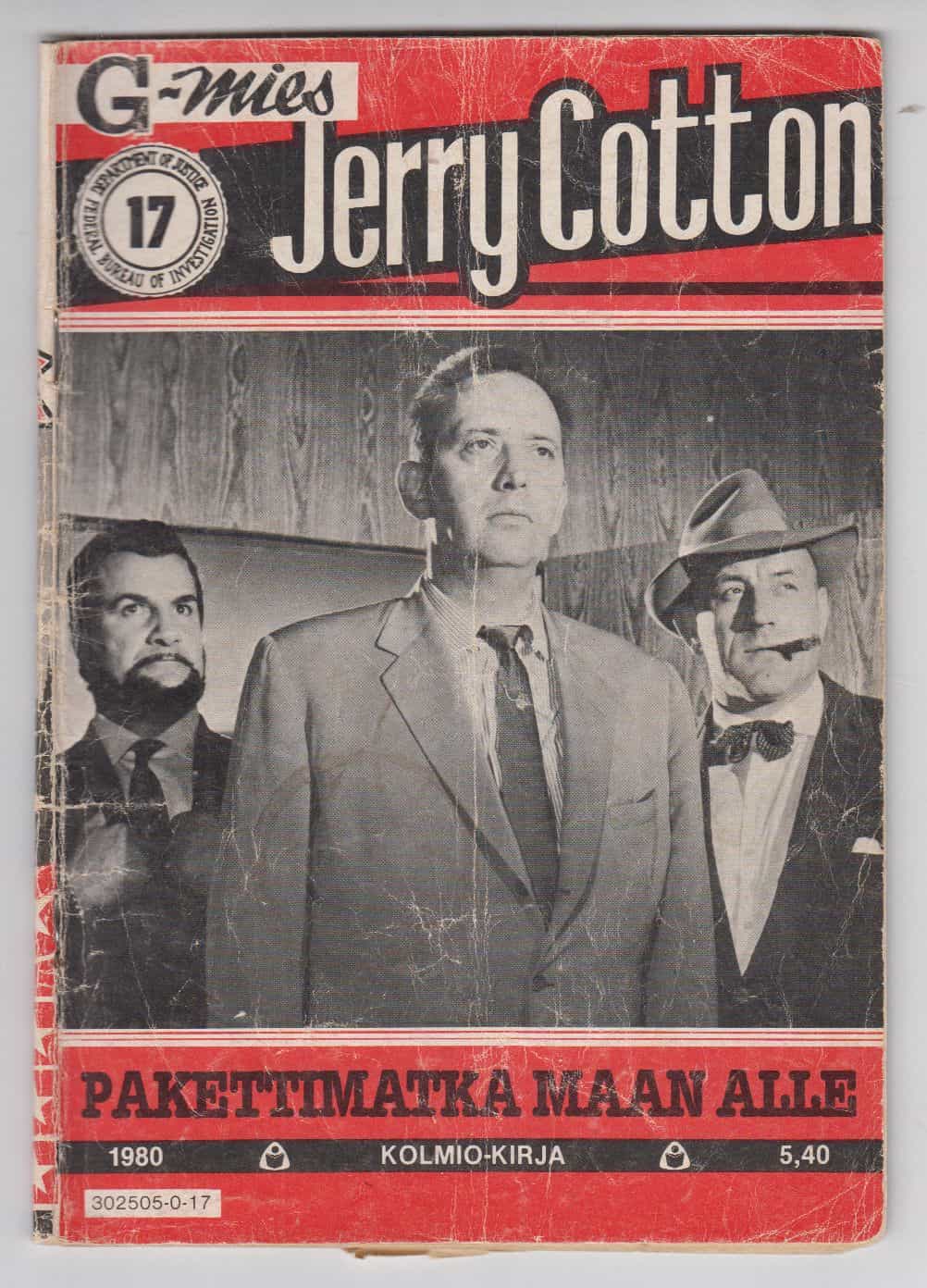 Jerry Cotton 17/1980 - Pakettimatka maan alle