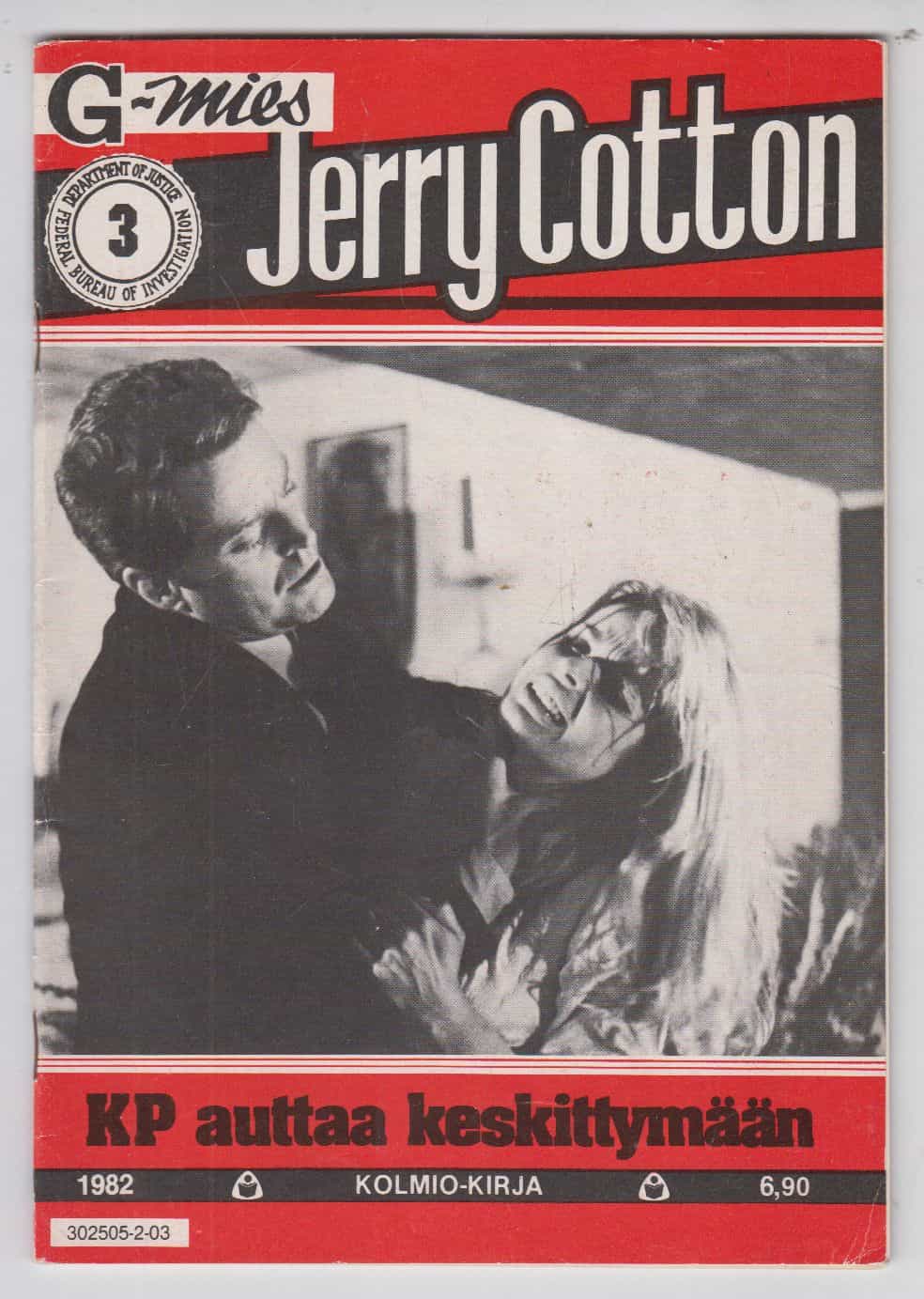 Jerry Cotton 3/1982 - KP auttaa keskittymään