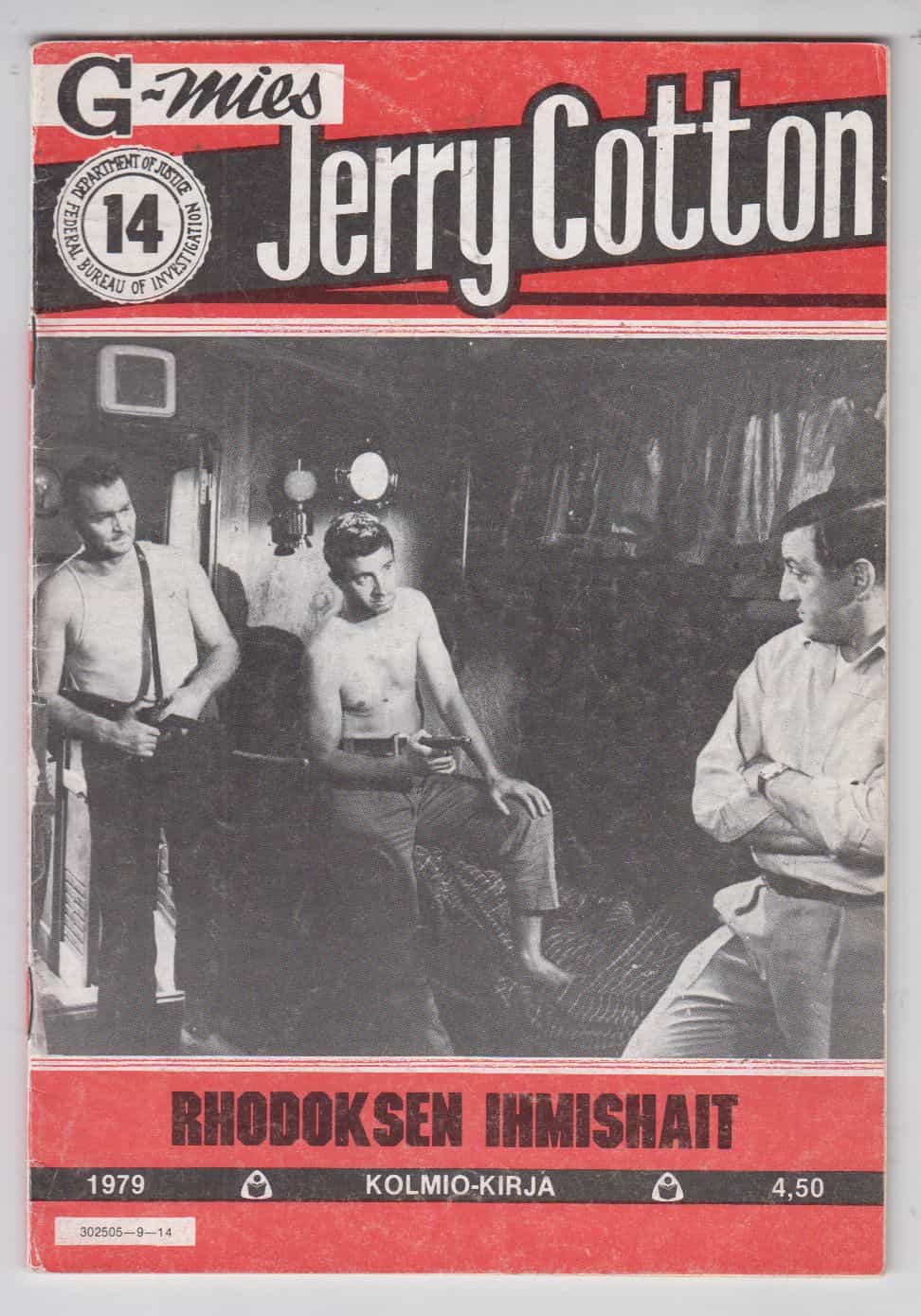 Jerry Cotton 14/1979 - Rhodoksen ihmishait