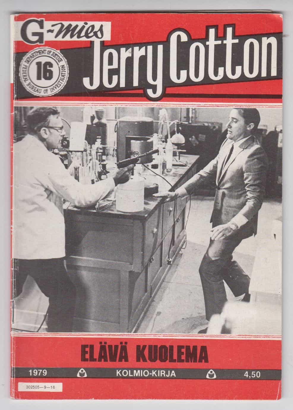 Jerry Cotton 16/1979 - Elävä kuolema