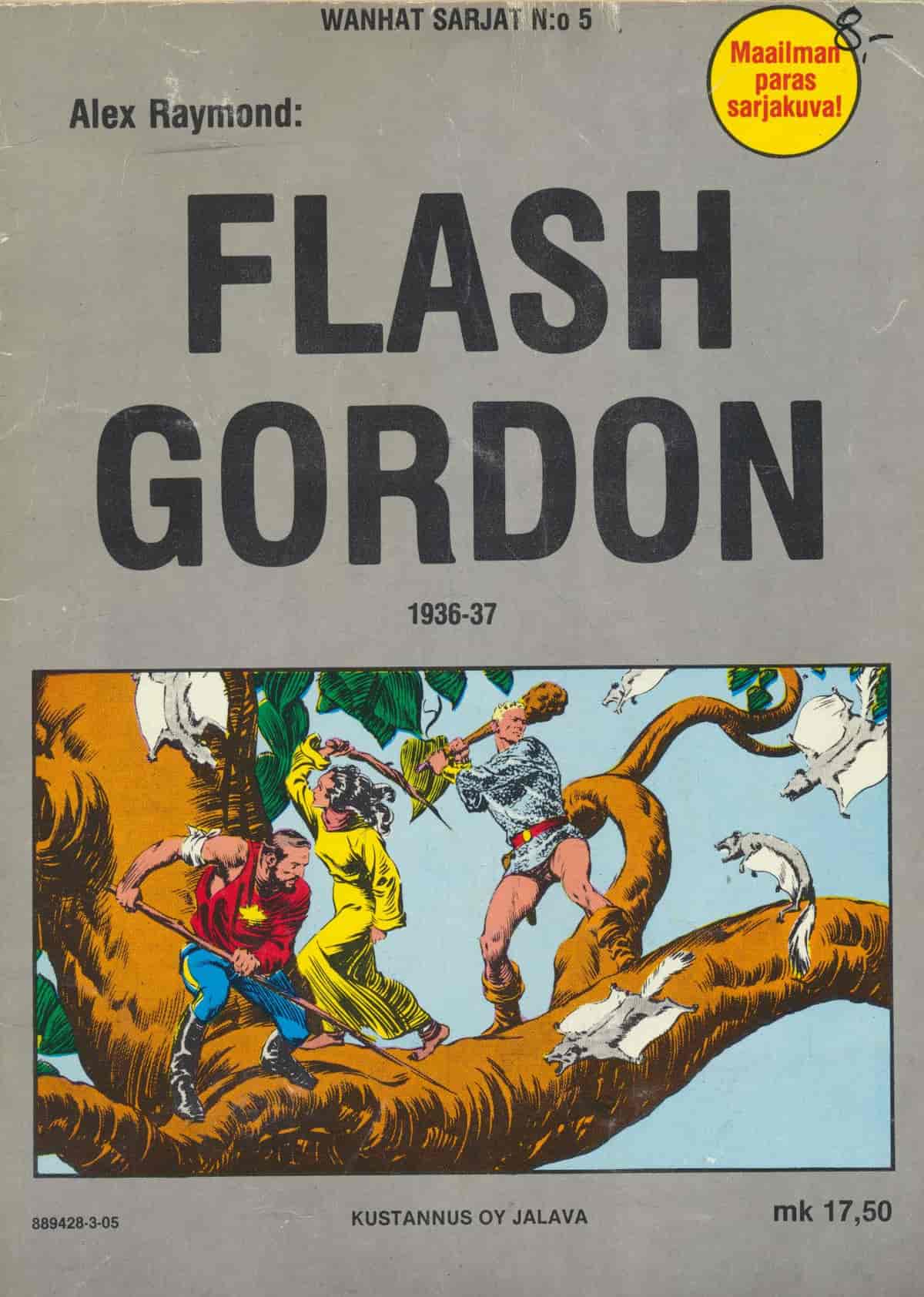 Wanhat Sarjat N:o 5 - Flash Gordon 1936-37 - Raymond Alex tuotekuva