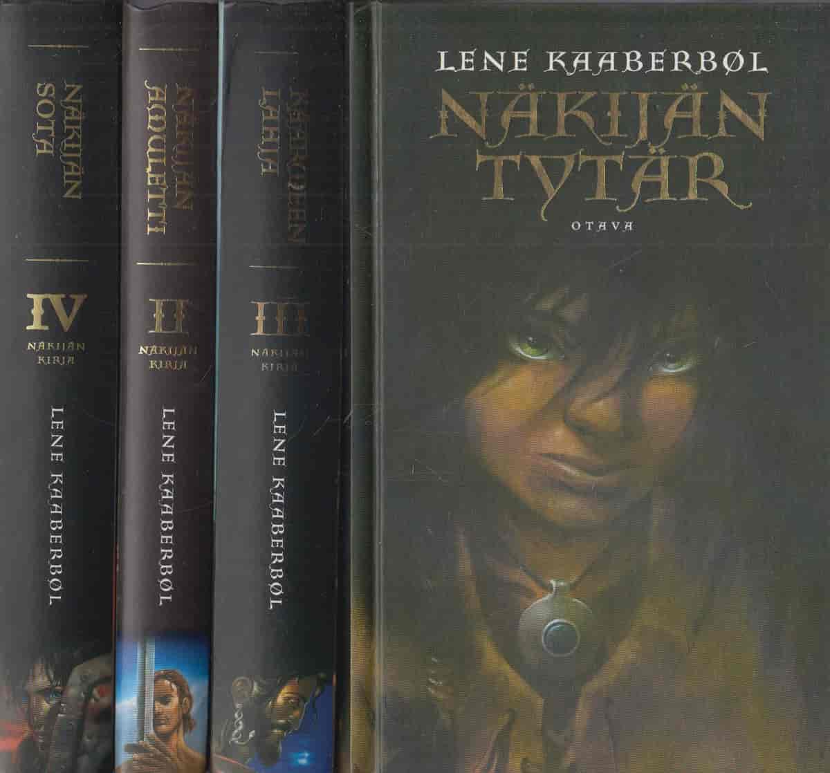 Näkijän kirja 1-4 - Näkijän tytär, Näkijän amuletti, Käärmeen lahja, Näkijän sota - Kaaberbol Lene tuotekuva