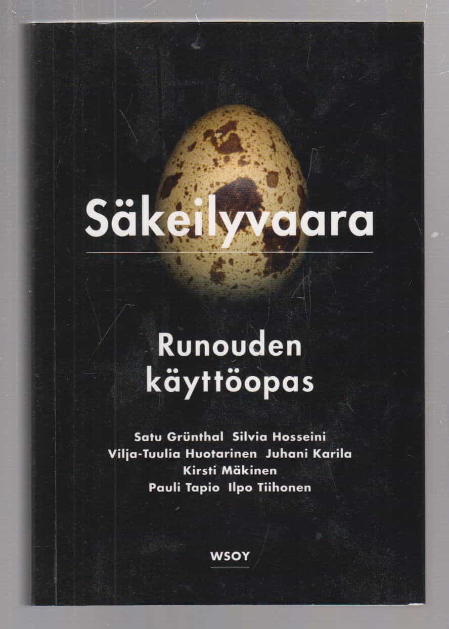 Säkeilyvaara - Runouden käyttöopas