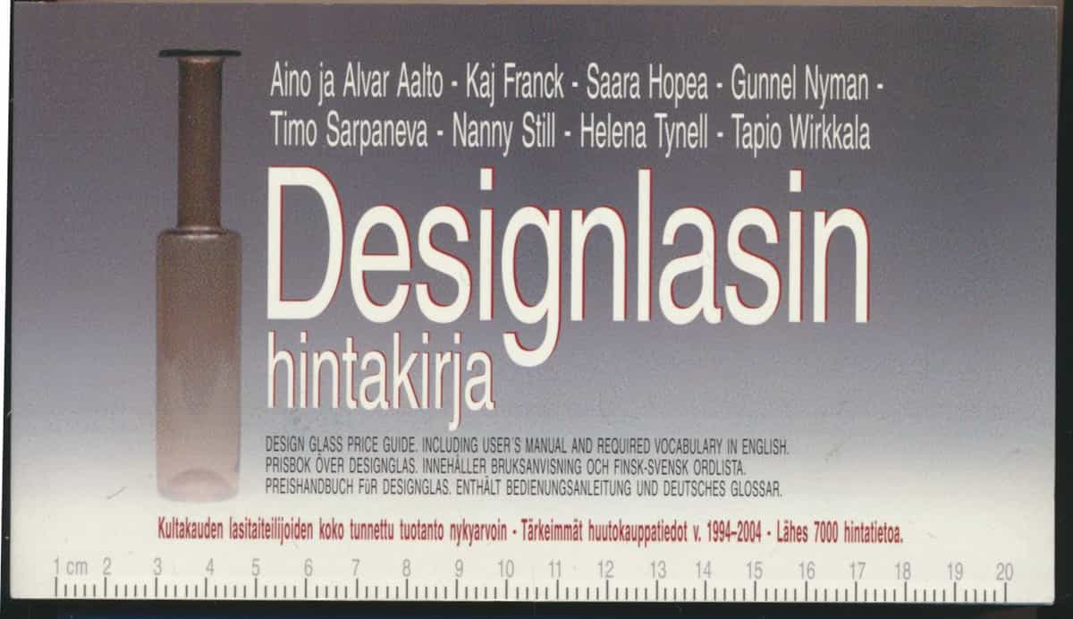 Designlasin hintakirja
