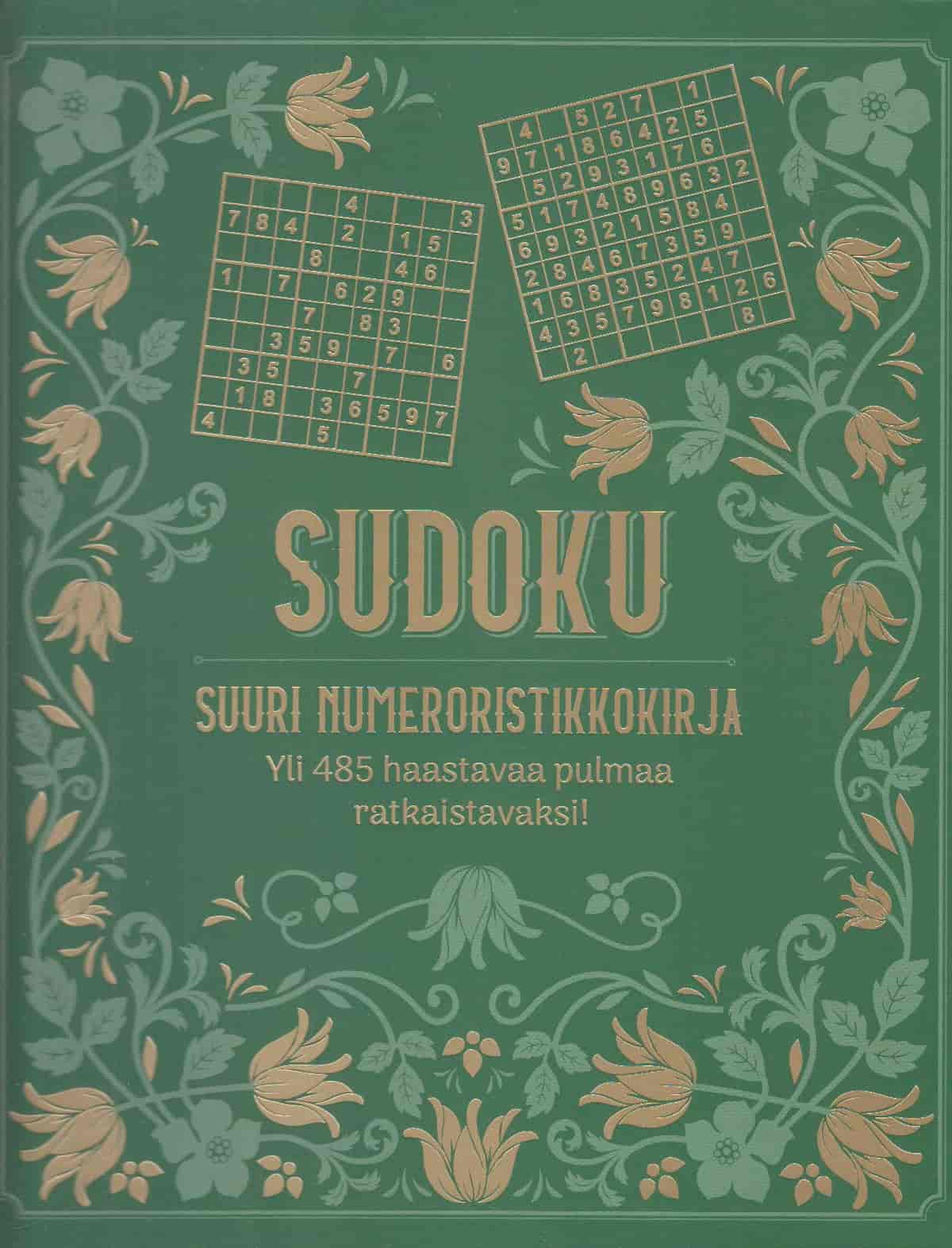Sudoku Suuri numeroristikkokirja - Yli 485 haastavaa pulmaa ratkaistavaksi - tuotekuva