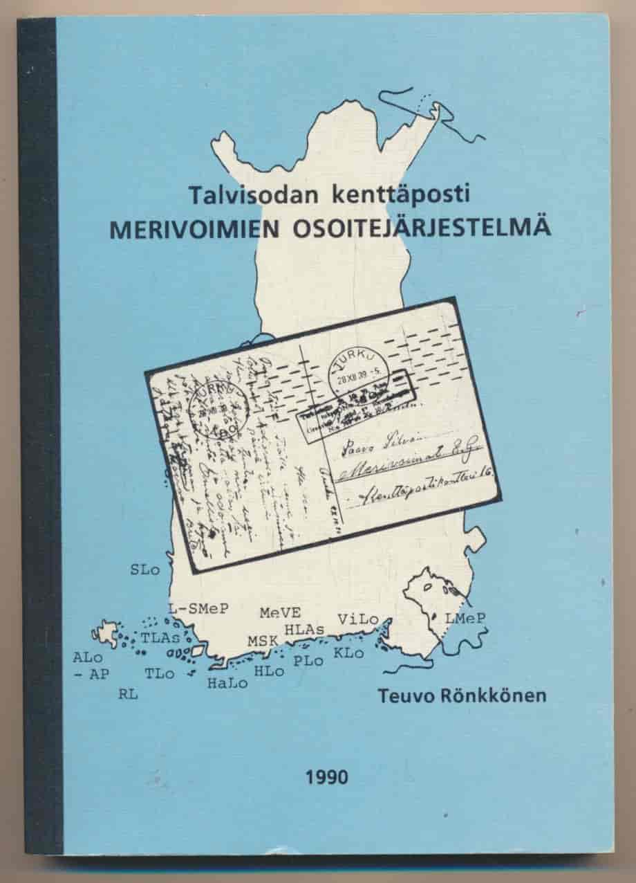 Talvisodan kenttäposti - Merivoimien osoitejärjestelmä - Keräilijän muistio - Rönkkönen Teuvo tuotekuva