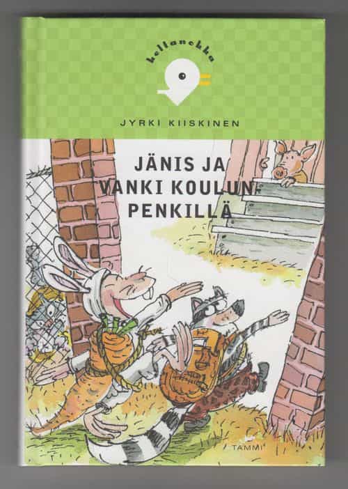 Jänis ja vanki koulunpenkillä