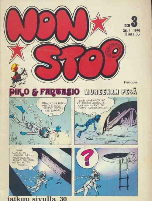 Non Stop 3/1976 - Piko & Fantasio, mureenan pesä