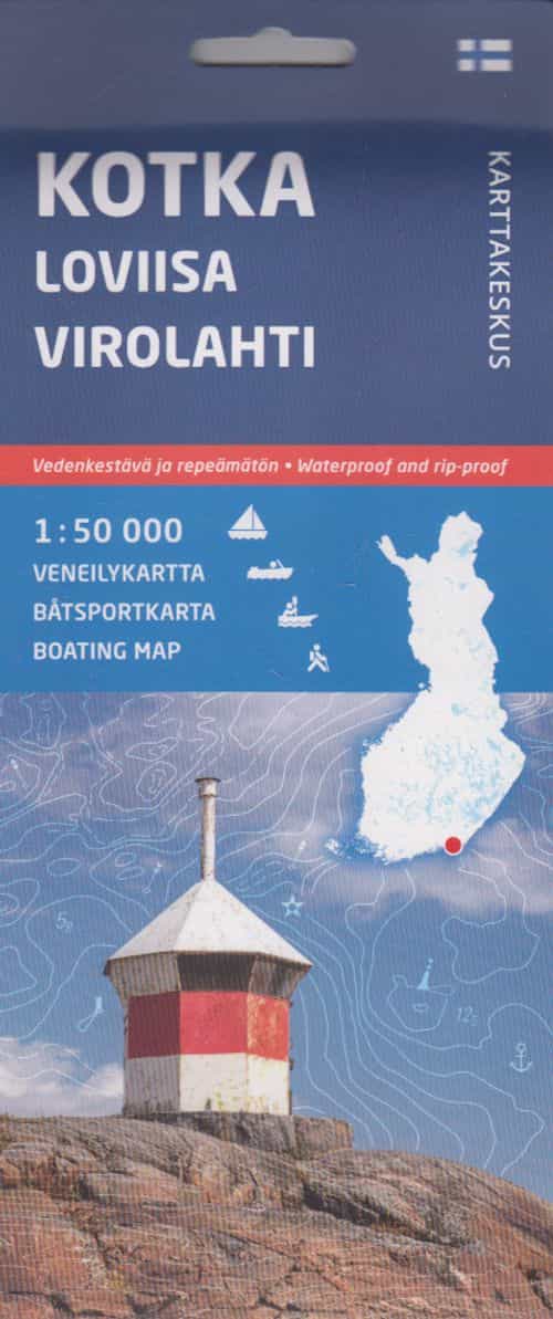 Kotka, Loviisa, Virolahti - Veneilykartta 1:50 000