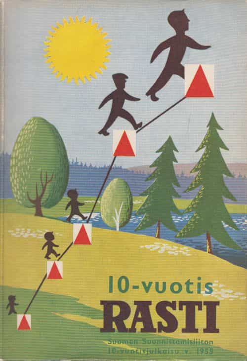 Suomen Suunnistamisliiton 10-vuotis rasti - Suomen Suunnistamisliiton 10-vuotisjulkaisu v. 1955
