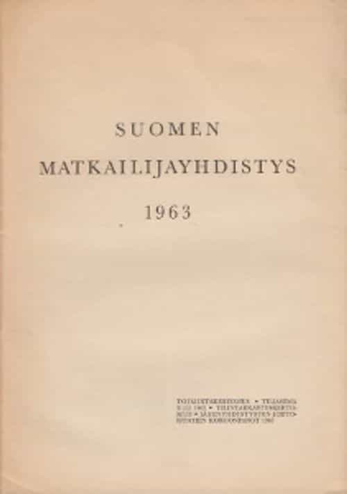 Suomen Matkailijayhdistys 1963