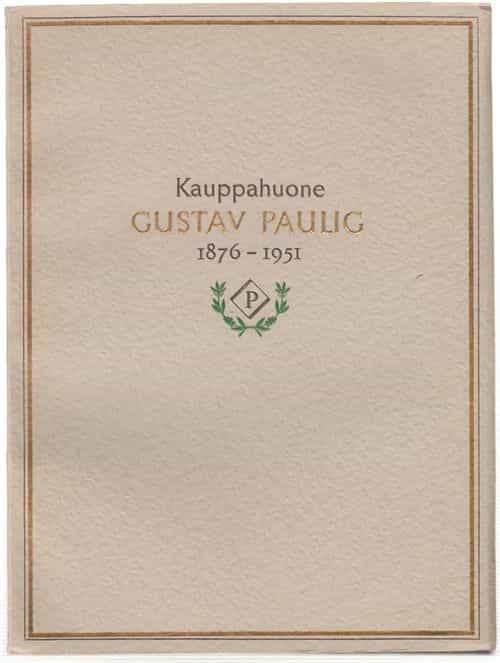 Kauppahuone Gustav Paulig 1876-1951