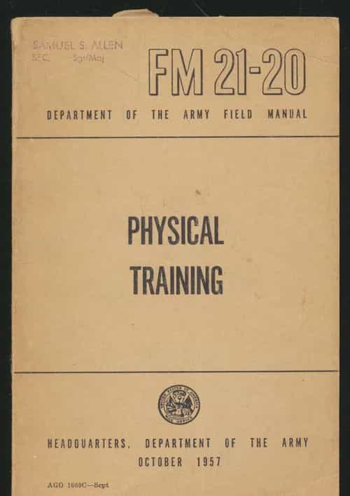 FM 21-20 Department of the army field manual, Physical training