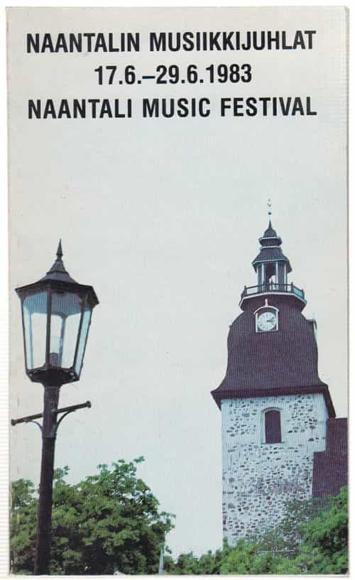 Naatalin musiikkijuhlat 17.6-29.6.1983